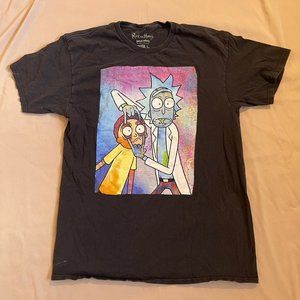 DISTRESSED RICK & MORTY T SHIRT